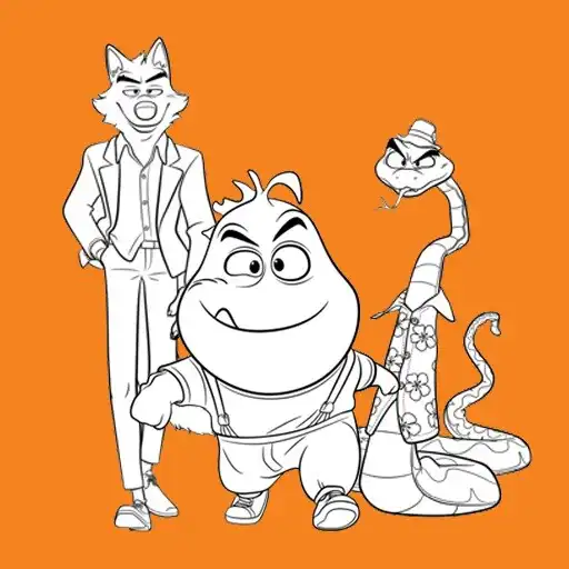 Play Coloring book bad guys APK