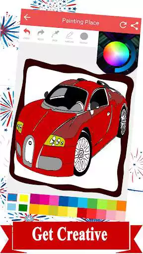 Play Coloring Book Car - Easy as an online game Coloring Book Car - Easy with UptoPlay