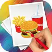 Free play online Coloring book : food APK