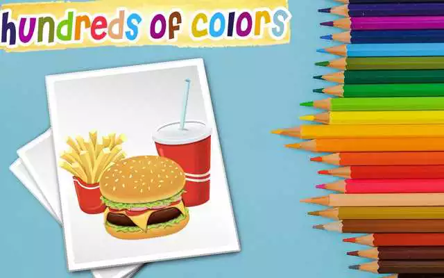 Play Coloring book : food