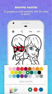 Play coloring book miraculous ladybug and cat noir