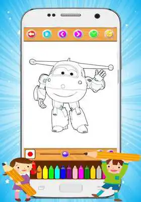 Play coloring book super swingss