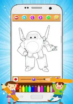 Play coloring book super swingss