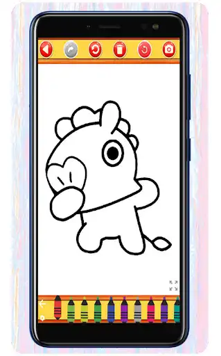 Play Coloring Bt21 For kids  and enjoy Coloring Bt21 For kids with UptoPlay