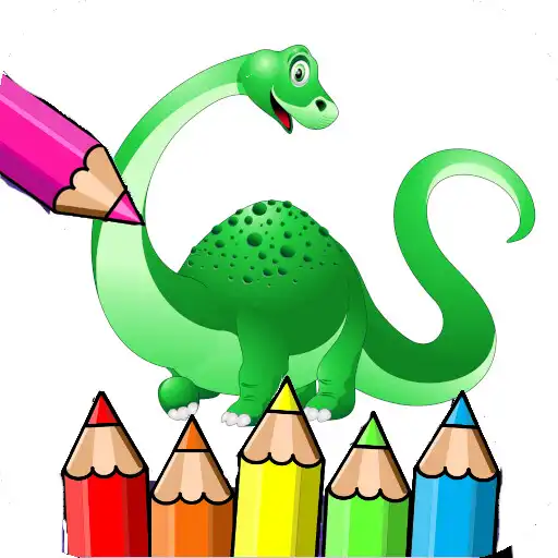 Play coloring cartoon dino APK