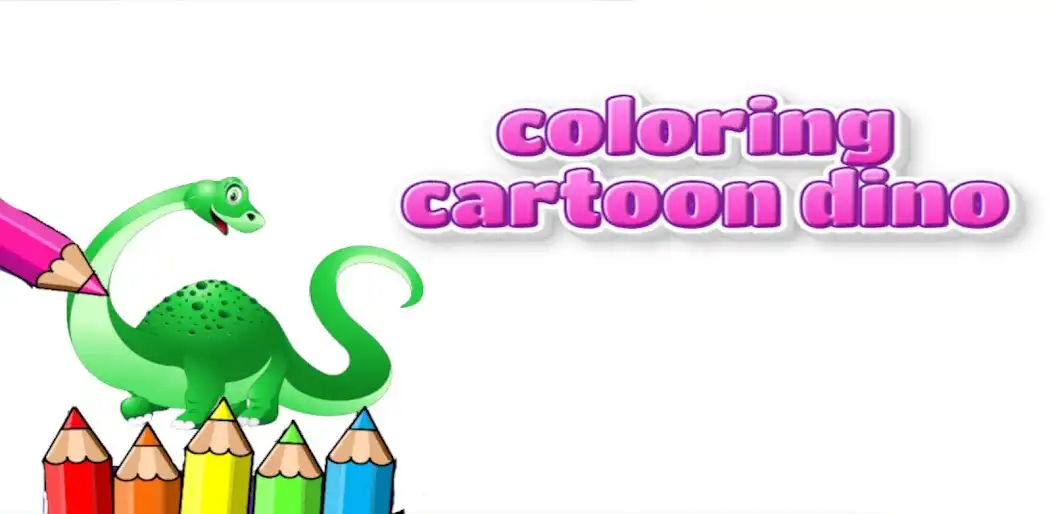 Play coloring cartoon dino  and enjoy coloring cartoon dino with UptoPlay