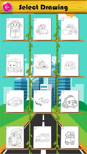 Play Coloring Cartoon Tayyo Cars  and enjoy Coloring Cartoon Tayyo Cars with UptoPlay