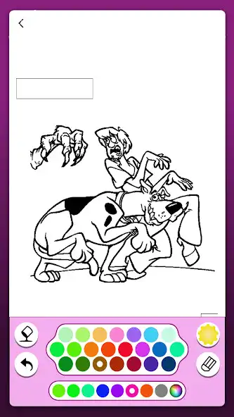 Play Coloring Doo: Scooby Adventure as an online game Coloring Doo: Scooby Adventure with UptoPlay