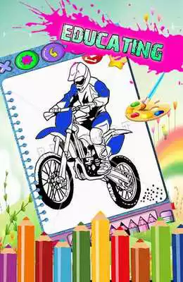 Play Coloring For Motocycle