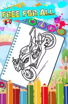 Play Coloring For Motocycle