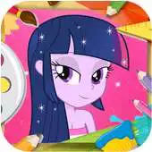 Free play online Coloring Game for Equestria Girl APK