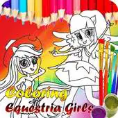 Free play online Coloring Game For Equestria Girls APK