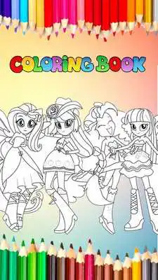 Play Coloring Game For Equestria Girls