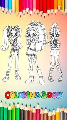 Play Coloring Game For Equestria Girls