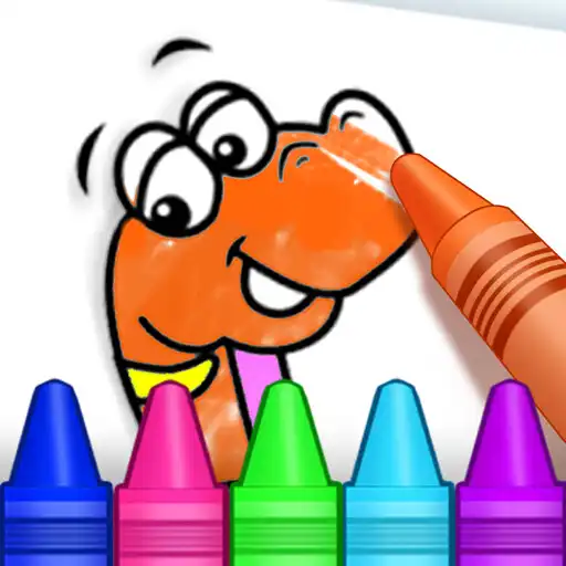 Play Coloring games 4 kids-Dino Fun APK