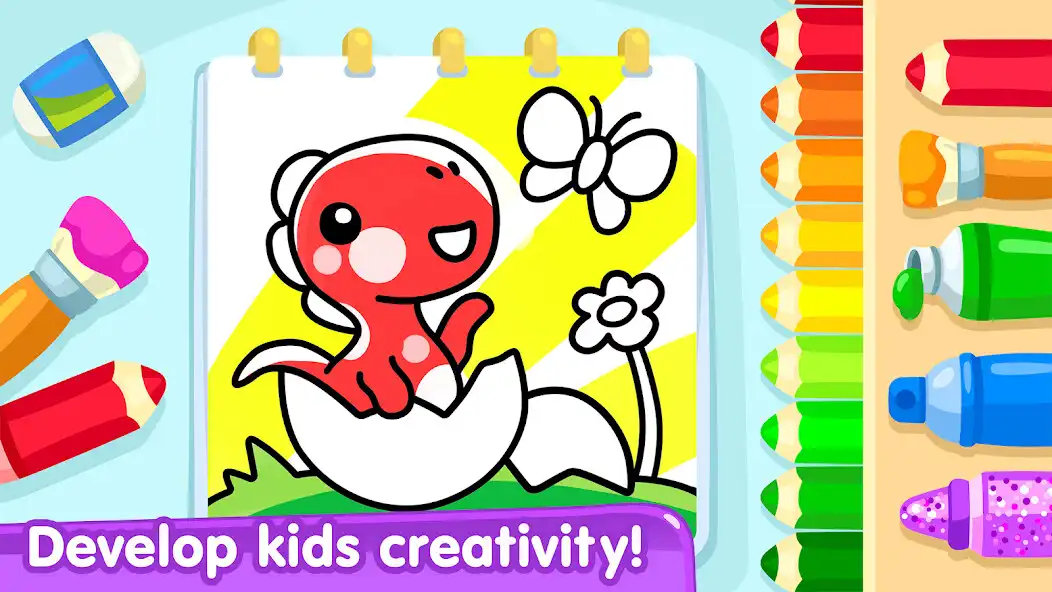 Coloring games for kids age 5 online game with UptoPlay