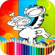 Free play online Coloring Garfield Games  APK