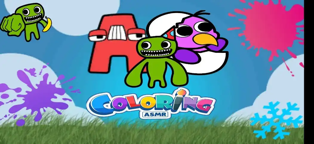 Play coloring garteen of alphabete  and enjoy coloring garteen of alphabete with UptoPlay