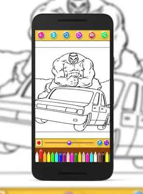 Play Coloring Green Giant