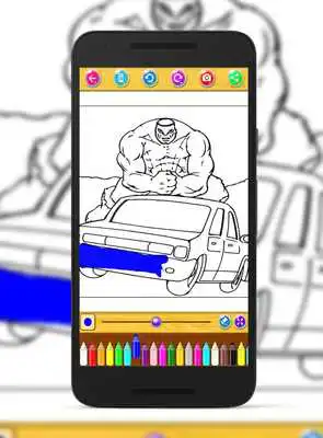 Play Coloring Green Giant