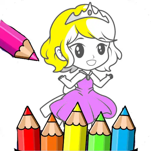 Play coloring little princess APK