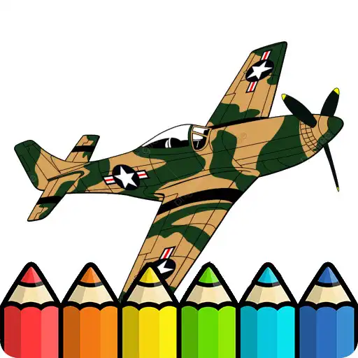 Play Coloring military plane APK