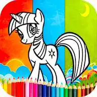 Free play online Coloring my little pony Games  APK