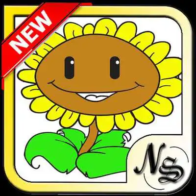 Play Coloring plants and zombies