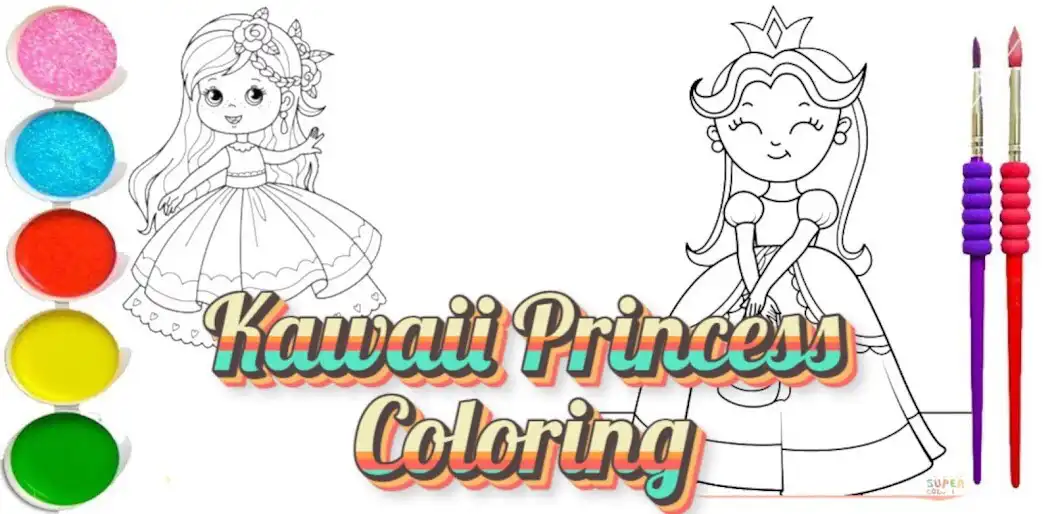 Play coloring rainbow princess  and enjoy coloring rainbow princess with UptoPlay