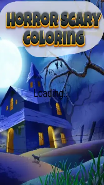 Play coloring scary horror as an online game coloring scary horror with UptoPlay