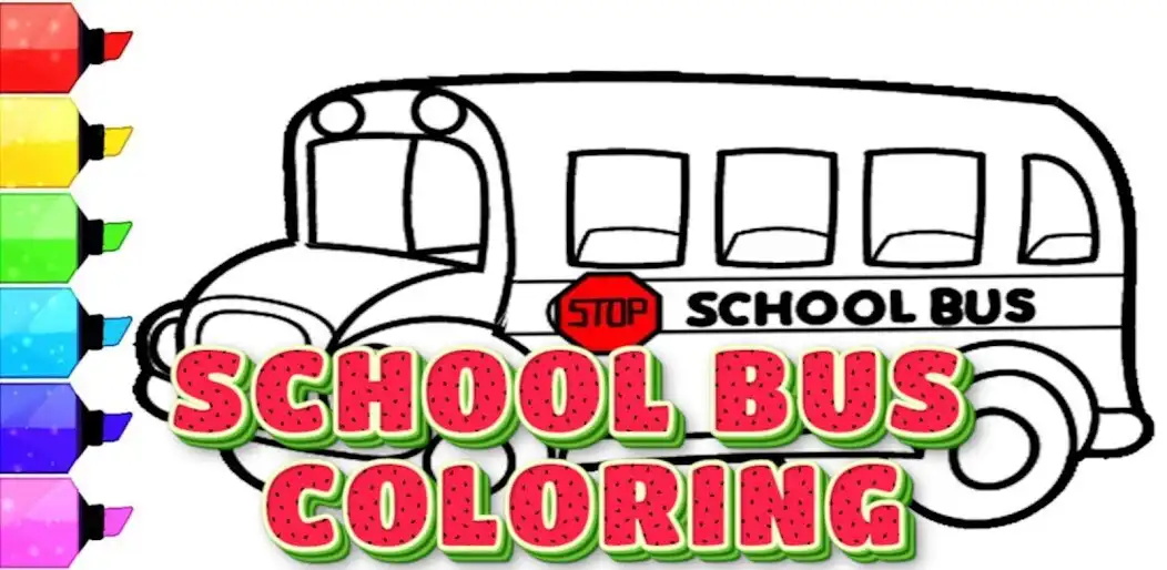 Play coloring school bus game  and enjoy coloring school bus game with UptoPlay