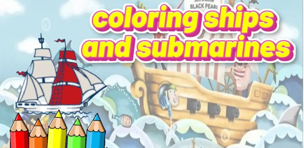 Play coloring ships and submarines  and enjoy coloring ships and submarines with UptoPlay