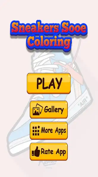 Play Coloring Sneaker Craft as an online game Coloring Sneaker Craft with UptoPlay