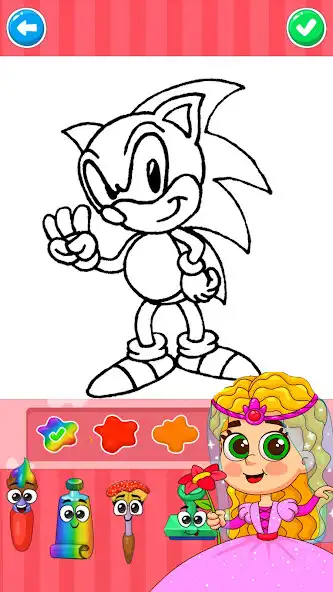 Play Coloring Soni The HD Hedgehogs as an online game Coloring Soni The HD Hedgehogs with UptoPlay