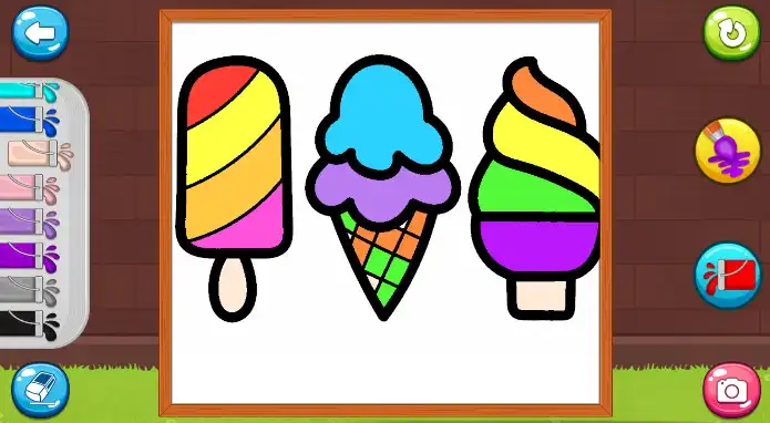 Play coloring sweet ice cream boba  and enjoy coloring sweet ice cream boba with UptoPlay