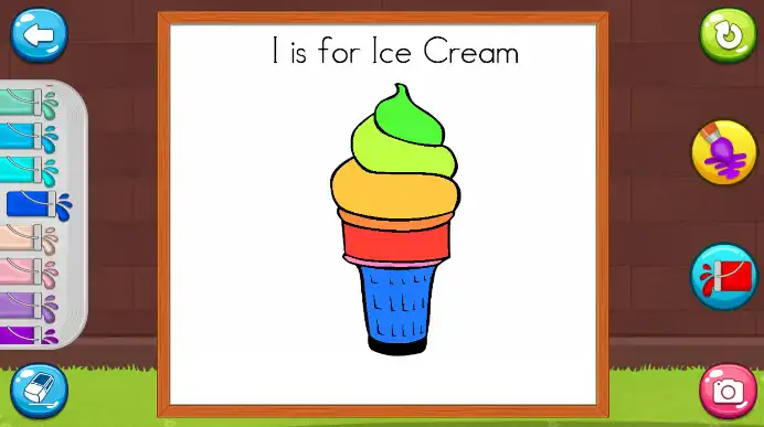 Play coloring sweet ice cream boba as an online game coloring sweet ice cream boba with UptoPlay