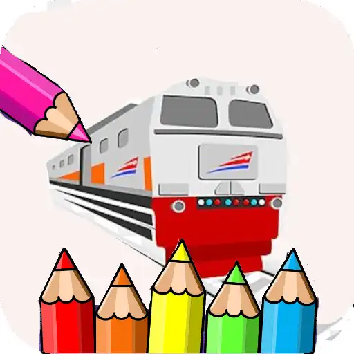 Play coloring train game APK