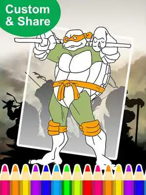 Play Coloring:Turtles Ninja Legends