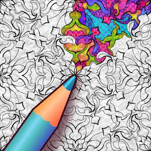 Play Colorju Prism Mandala Coloring Book APK