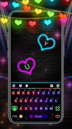 Play Color Lights Live Keyboard Background  and enjoy Color Lights Live Keyboard Background with UptoPlay