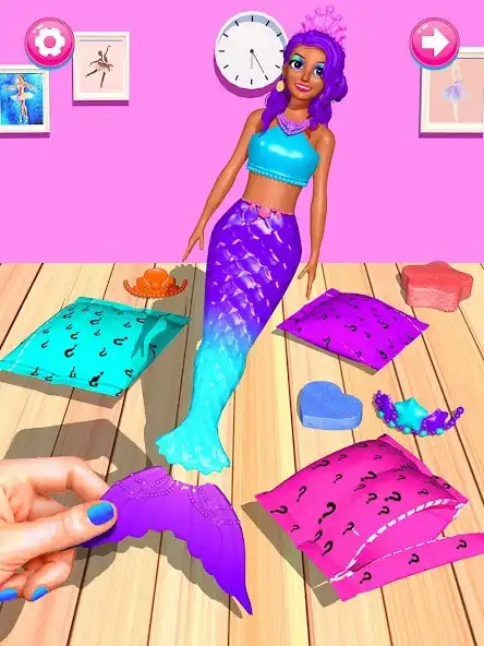 Play Color Reveal Mermaid Games as an online game Color Reveal Mermaid Games with UptoPlay