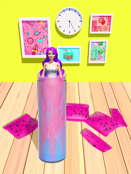 Play Color Reveal Suprise Doll Game as an online game Color Reveal Suprise Doll Game with UptoPlay