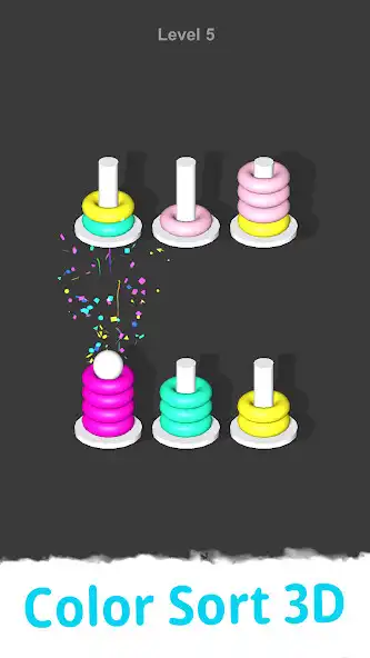 Play Color Sort 3D - Calm Sorting  and enjoy Color Sort 3D - Calm Sorting with UptoPlay