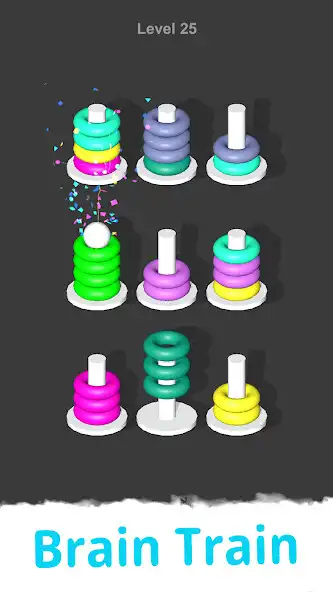 Play Color Sort 3D - Calm Sorting as an online game Color Sort 3D - Calm Sorting with UptoPlay