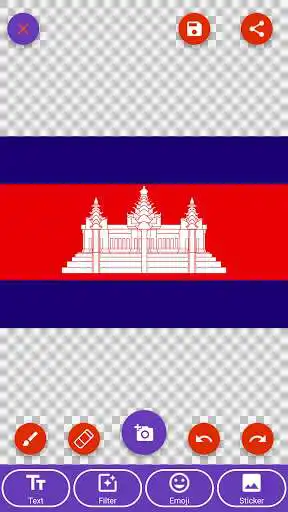 Play Combodia Flag Wallpaper: Flags and Country Images as an online game Combodia Flag Wallpaper: Flags and Country Images with UptoPlay