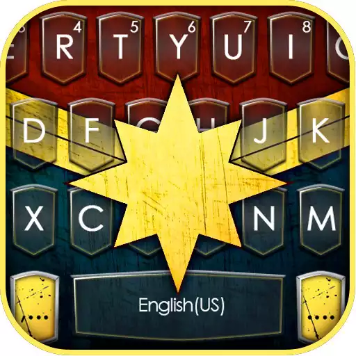 Play Comic Hero Medal Keyboard Theme APK