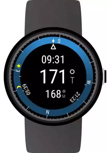 Play Compass For Wear OS (Android Wear)  and enjoy Compass For Wear OS (Android Wear) with UptoPlay