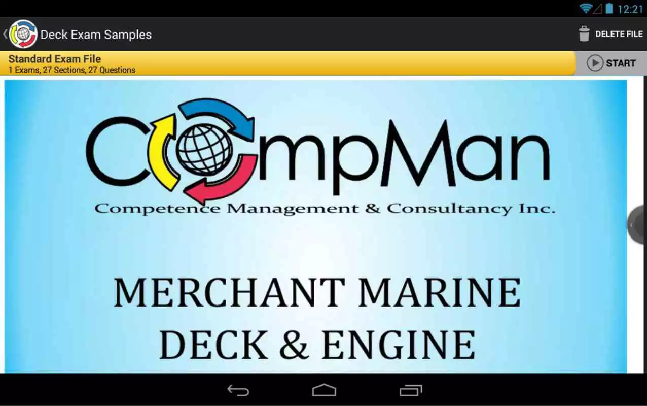 Play CompMan Maritime Exam Reviewer (Demo)