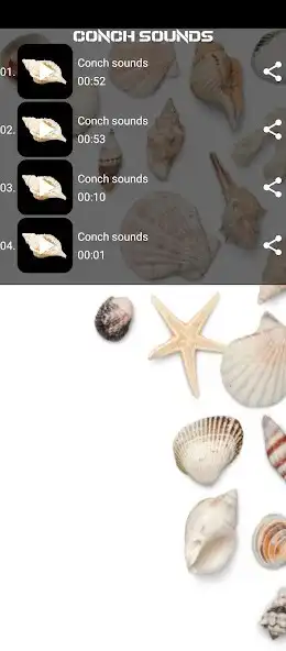 Play Conch sounds as an online game Conch sounds with UptoPlay