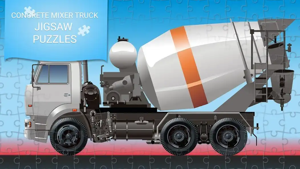 Play Concrete Mixer Truck Puzzles  and enjoy Concrete Mixer Truck Puzzles with UptoPlay